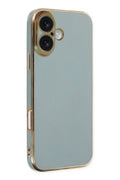Mey İthalat® iPhone 16 Kılıf Volet Silikon - Açık Yeşil