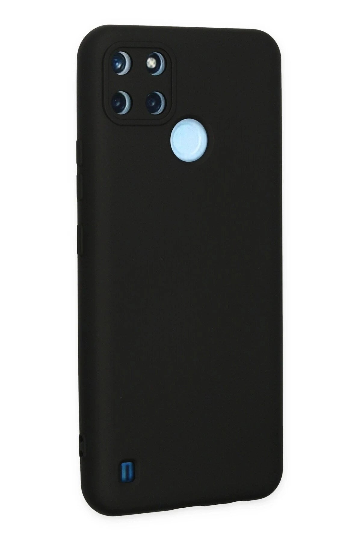 Mey İthalat® Realme C25Y Kılıf Nano içi Kadife Silikon - Siyah