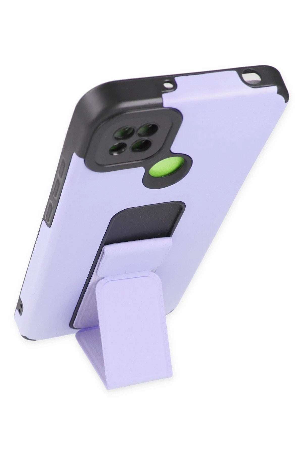 Mey İthalat® Redmi 9C Kılıf Mega Standlı Silikon - Lila