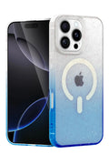 Mey İthalat® iPhone 16 Pro Max Pummel Shiny Magsafe Kapak - Mavi