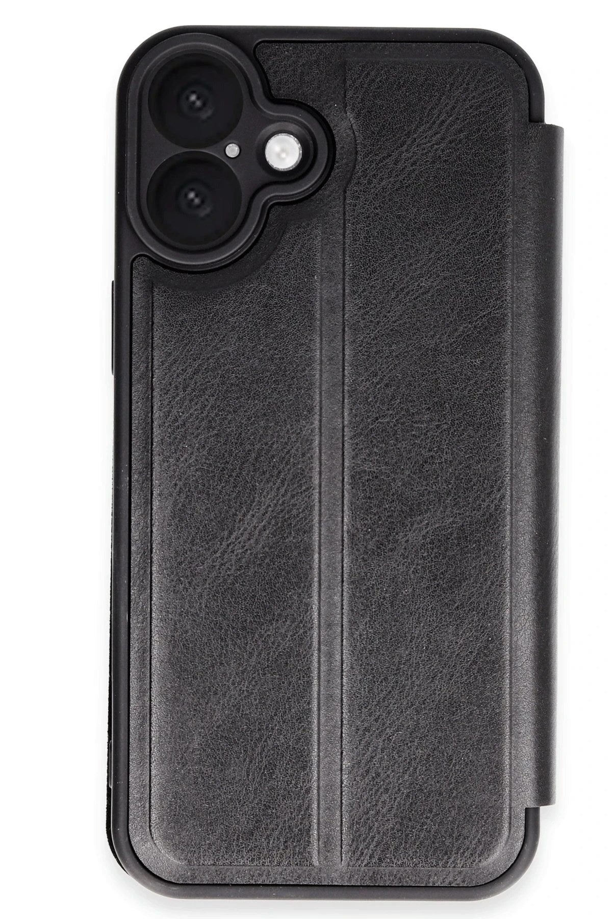 Mey İthalat® iPhone 16 Plus Kılıf Flip Cover - Siyah