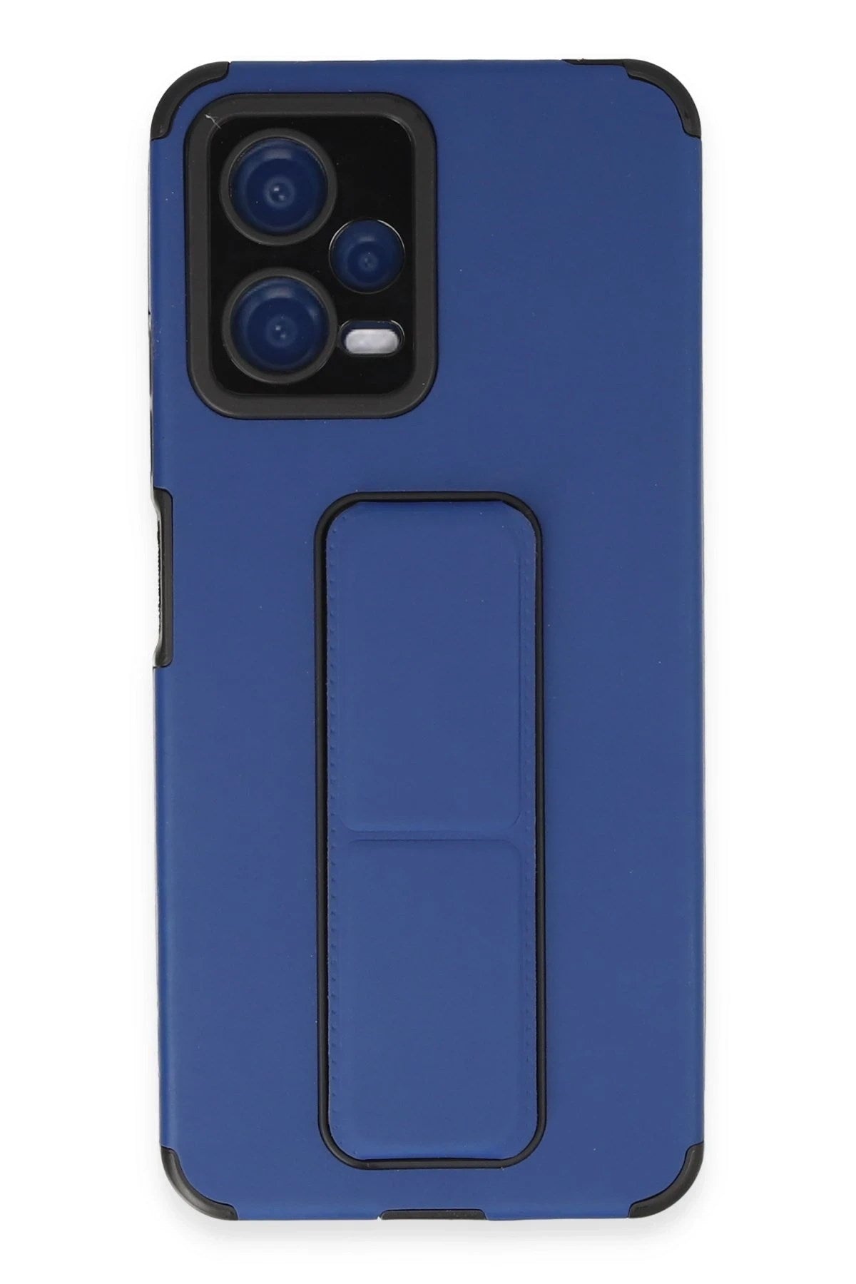 Mey İthalat® Poco X5 5G Kılıf Mega Standlı Silikon - Mavi