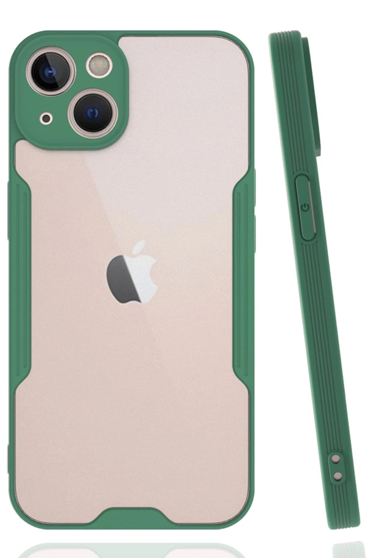 Mey İthalat® iPhone 14 Plus Kılıf Platin Silikon - Yeşil