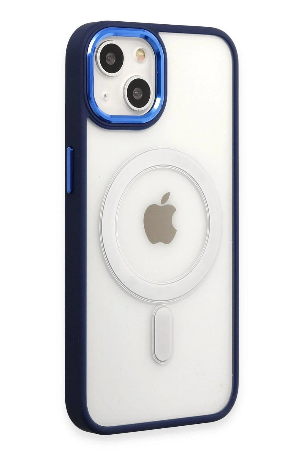 Mey İthalat® iPhone 15 Pro Kılıf Room Magneticsafe Silikon - Lacivert