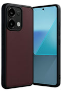 Mey İthalat® Redmi Note 13 4G Kılıf Aras Deri Kapak - Bordo