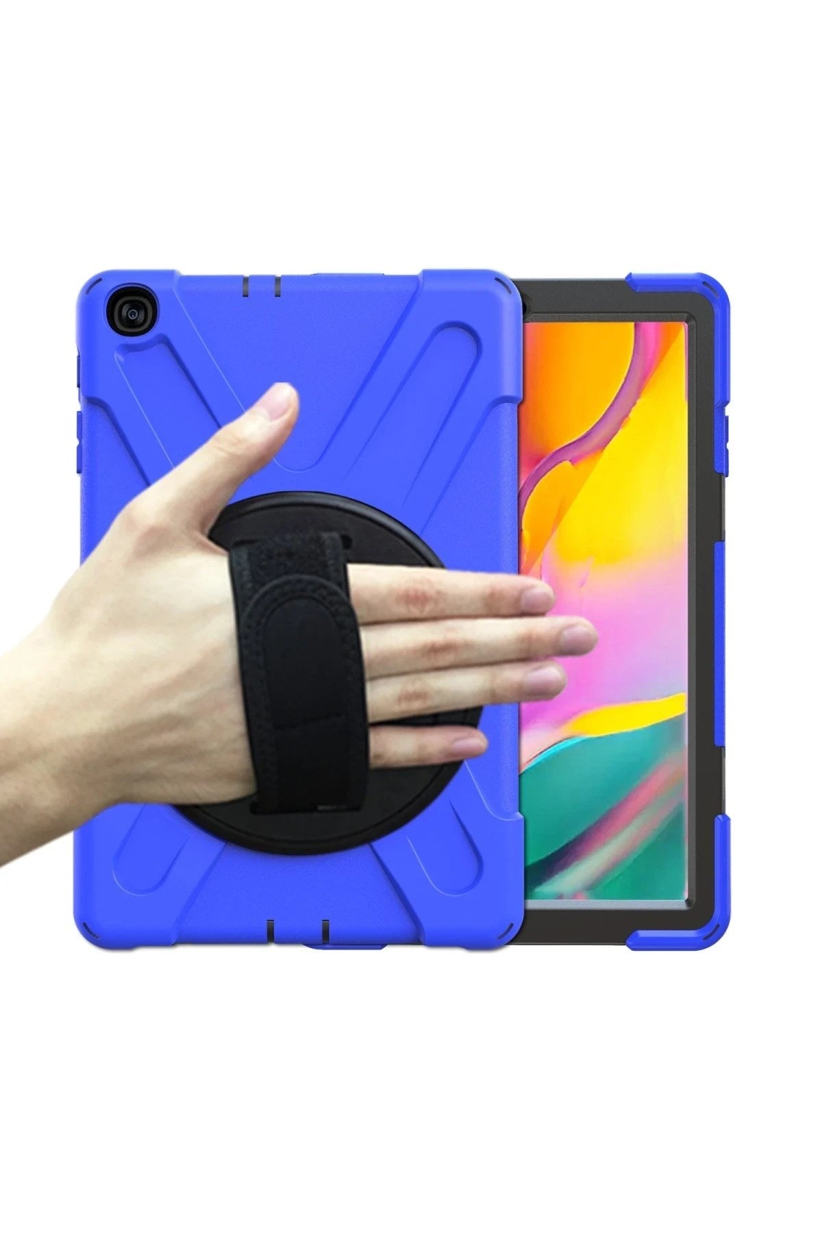 Mey İthalat® Samsung Galaxy T510 Tab A 10.1 Kılıf Amazing Tablet Kapak - Mavi