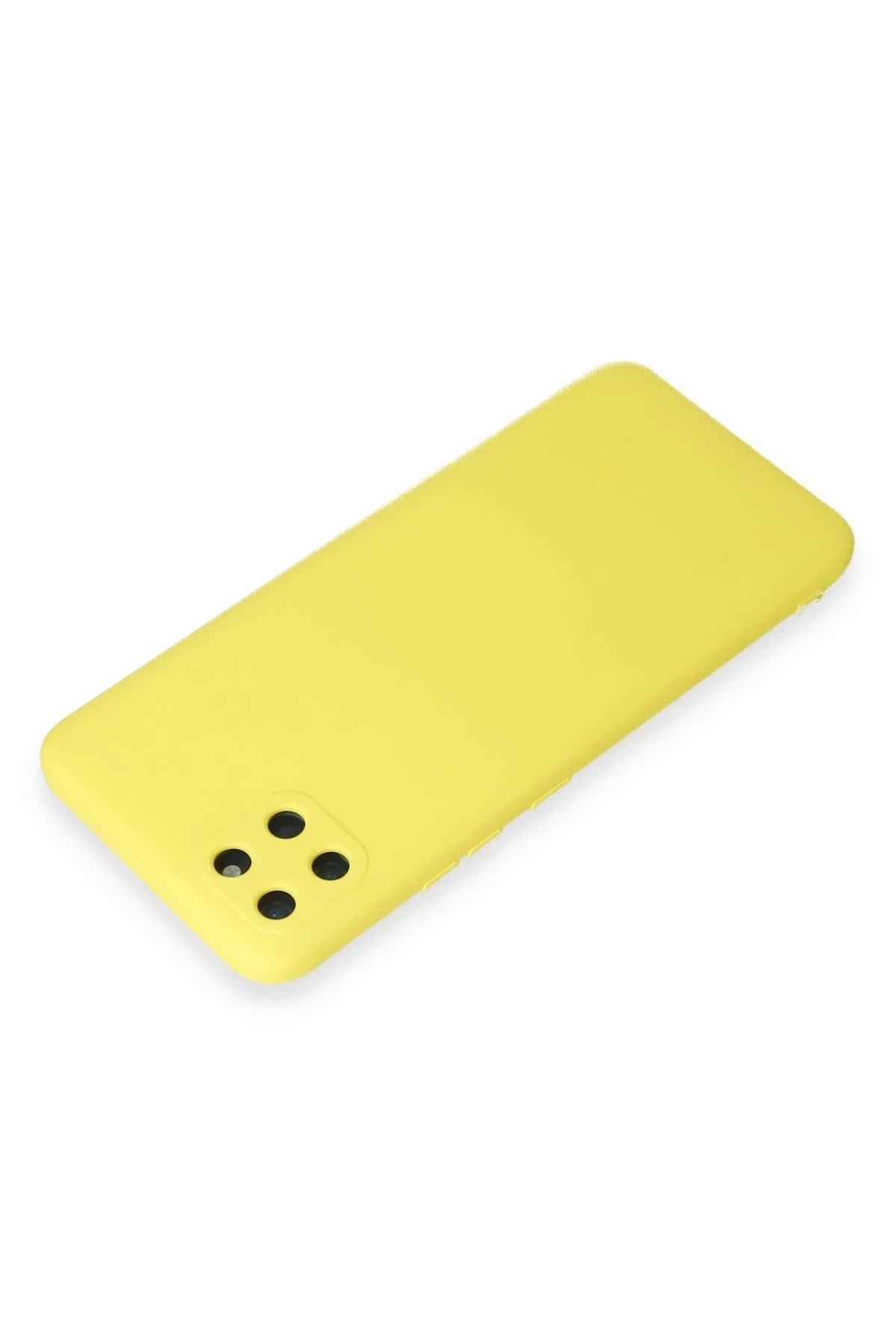 Mey İthalat® Realme C11 Kılıf Nano içi Kadife Silikon - Sarı