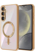 Mey İthalat® Samsung Galaxy A37 5G Kross Magneticsafe Kapak - Çöl Titanyum
