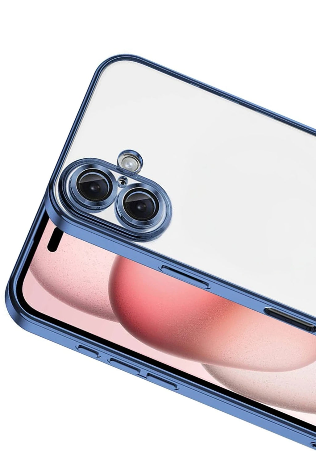 Mey İthalat® iPhone 17 Lensli Silikon - Açık Mavi