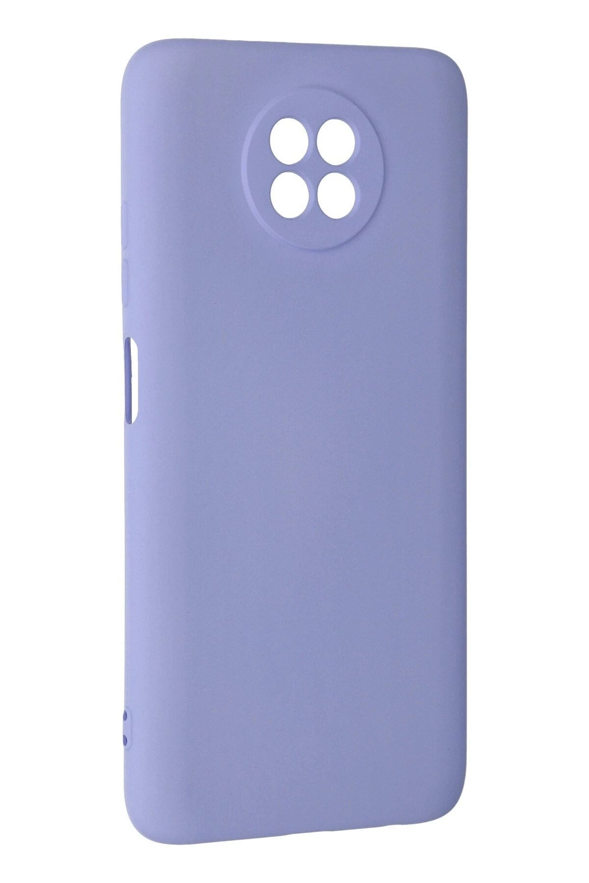 Mey İthalat® Redmi Note 9 5G Kılıf Nano içi Kadife Silikon - Lila