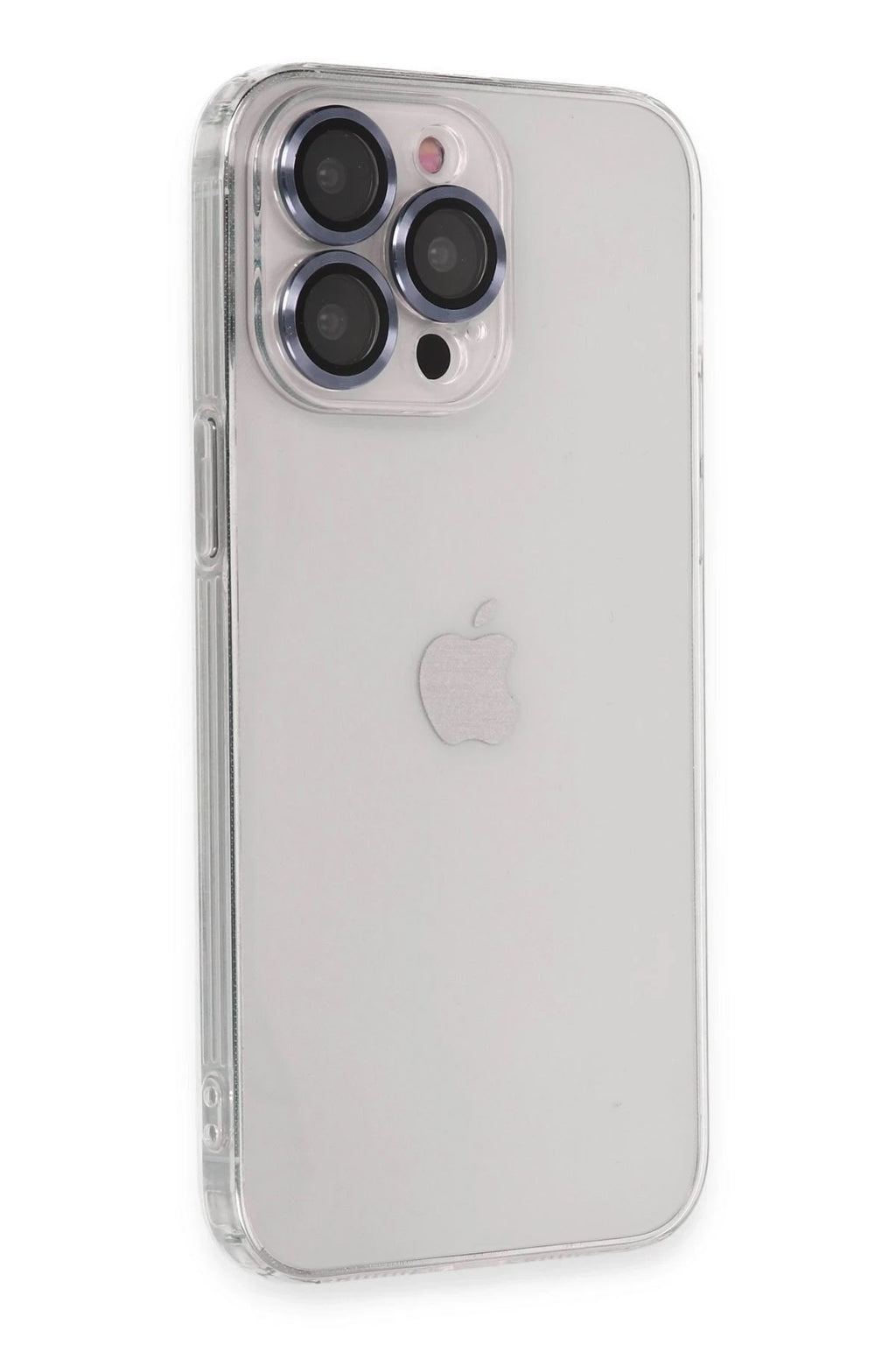 Mey İthalat® iPhone 13 Pro Max Kılıf Luko Lens Silikon - Sierra Blue
