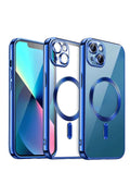 Mey İthalat® iPhone 15 Kılıf Kross Magneticsafe Kapak - Lacivert
