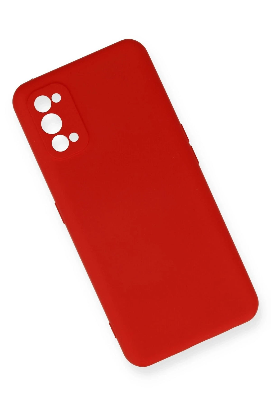 Mey İthalat® Realme 7 Pro Kılıf Nano içi Kadife Silikon - Kırmızı