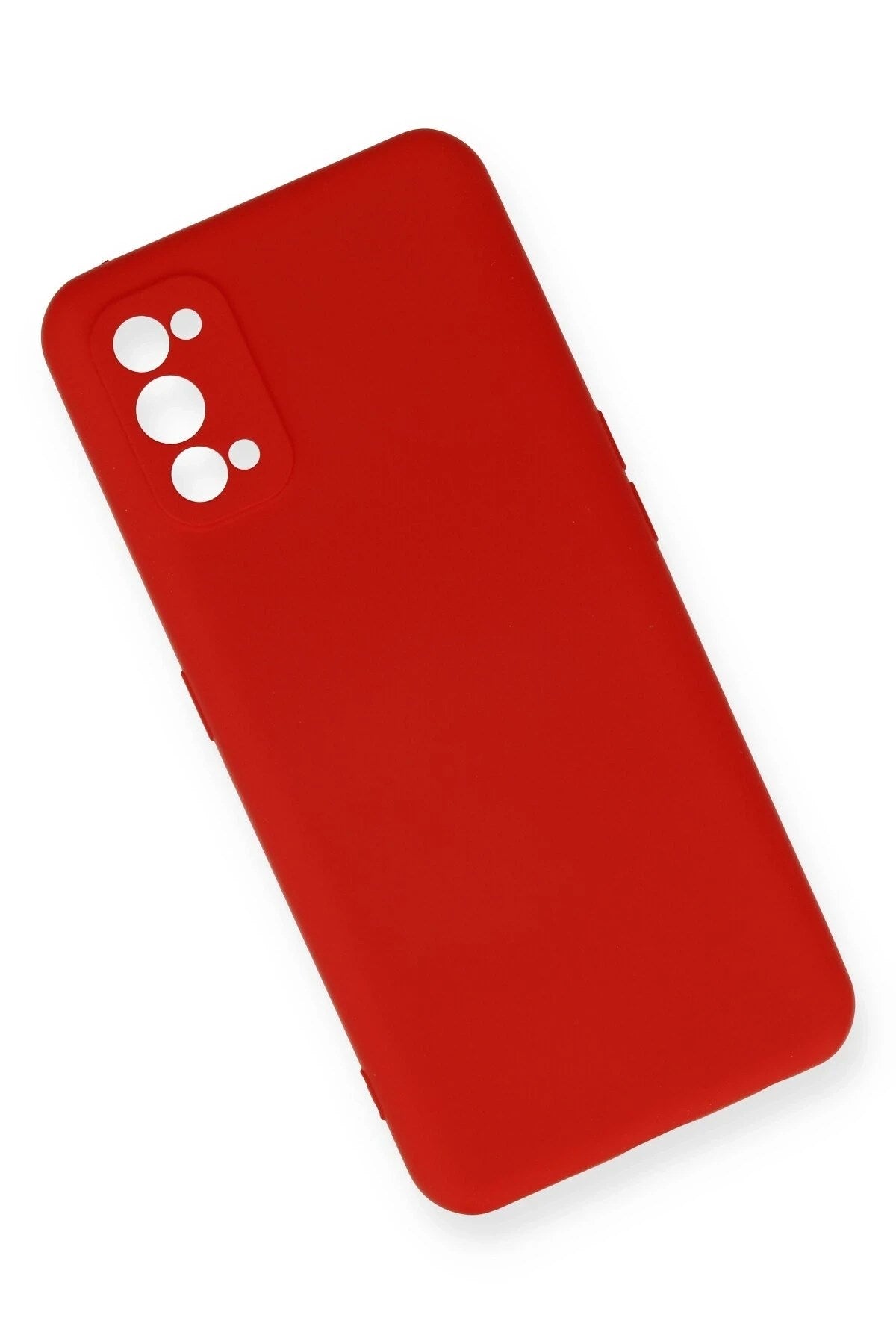 Mey İthalat® Realme 7 Pro Kılıf Nano içi Kadife Silikon - Kırmızı