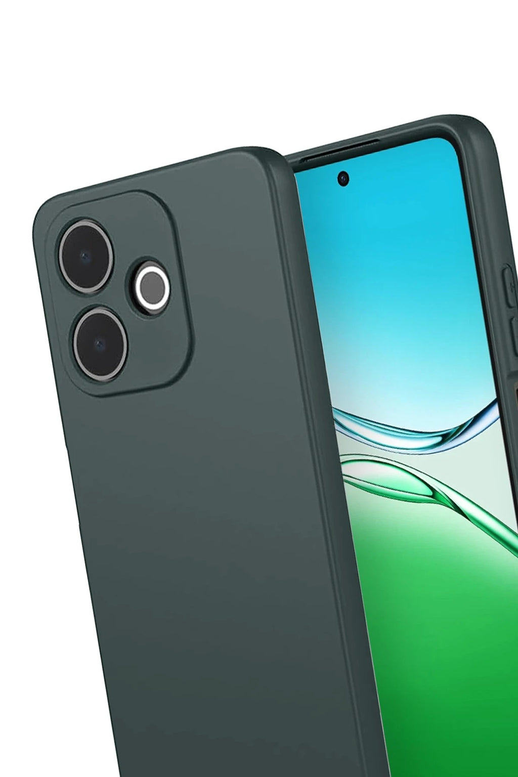 Mey İthalat® A5 Pro 4G First Silikon - Koyu Yeşil