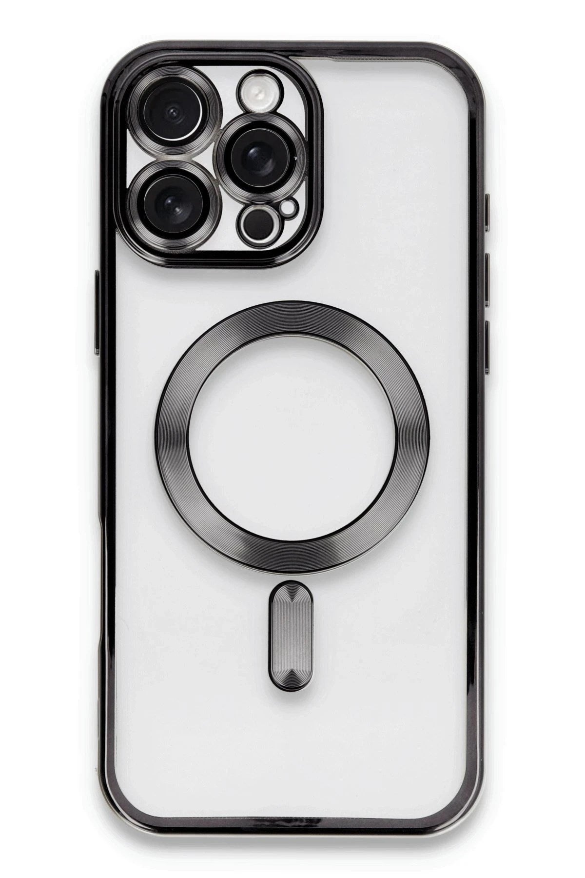 Mey İthalat® iPhone 16 Pro Max Kılıf Kross Magneticsafe Kapak - Siyah