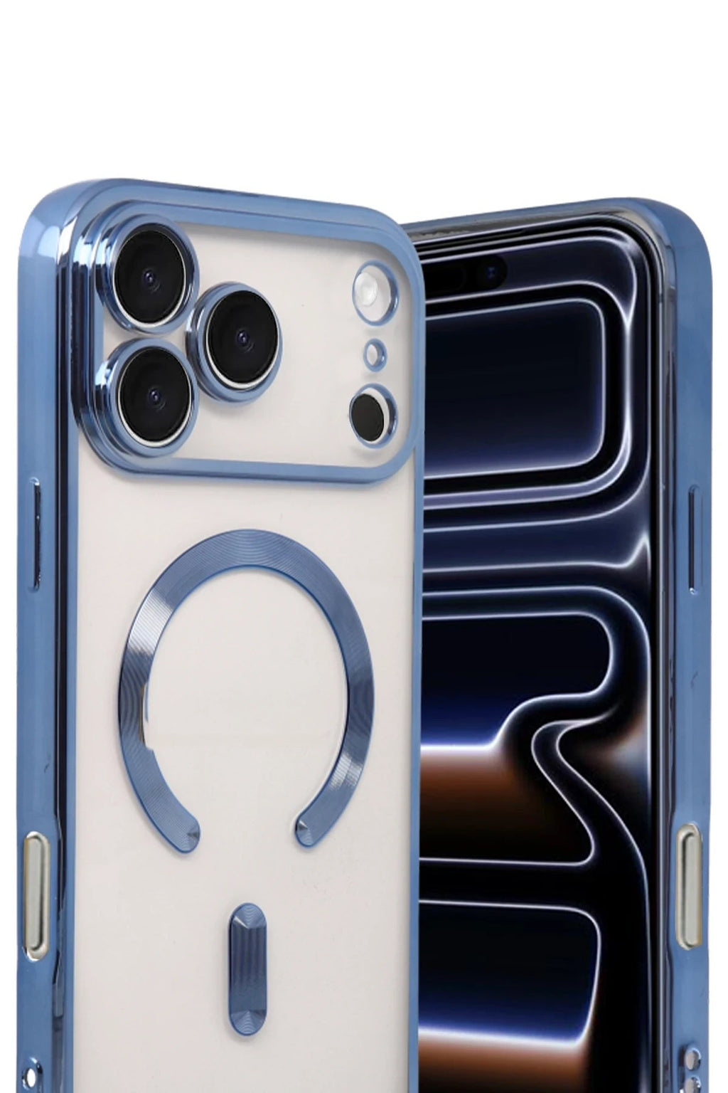 Mey İthalat® iPhone 17 Pro Max Kross Magneticsafe Kapak - Sierra Blue