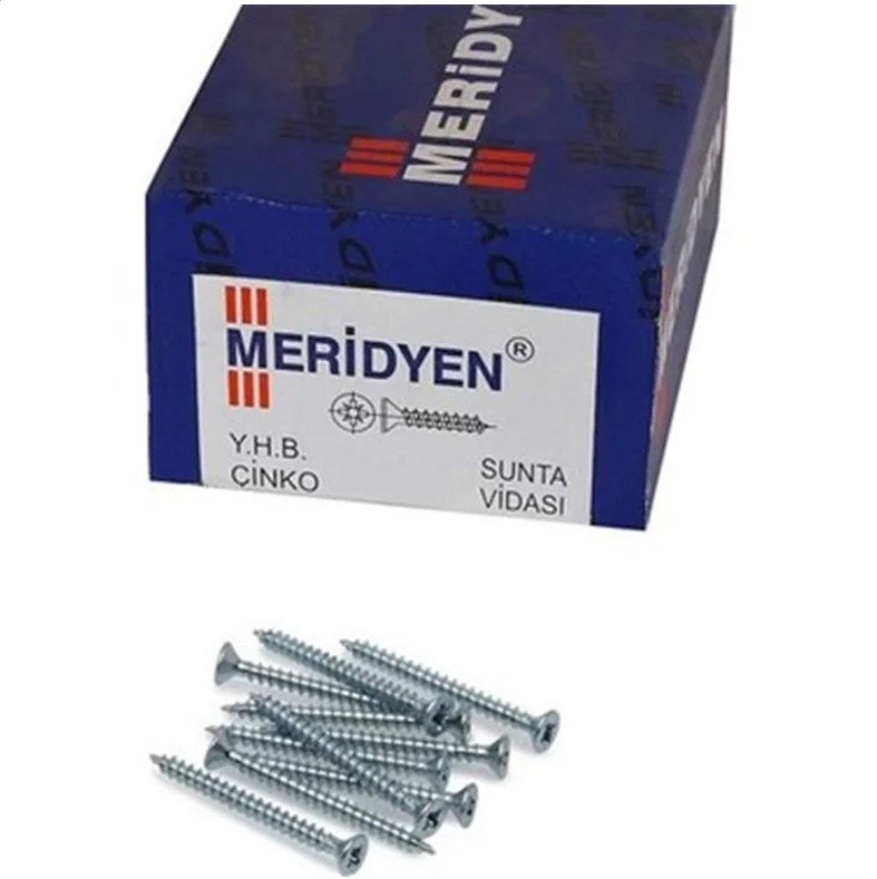 Mey İthalat® MERİDYEN SUNTA VİDASI 6.0X150 MM 15 ADET