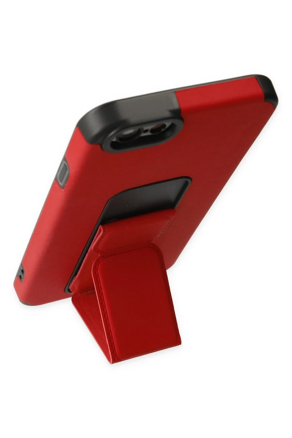 Mey İthalat® iPhone 6 Kılıf Mega Standlı Silikon - Kırmızı