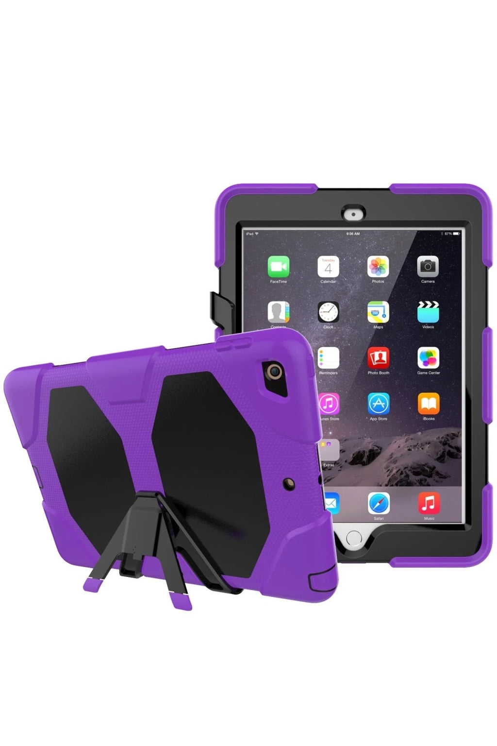 Mey İthalat® iPad 5 Air 9.7 Kılıf Griffin Tablet Kapak - Mor