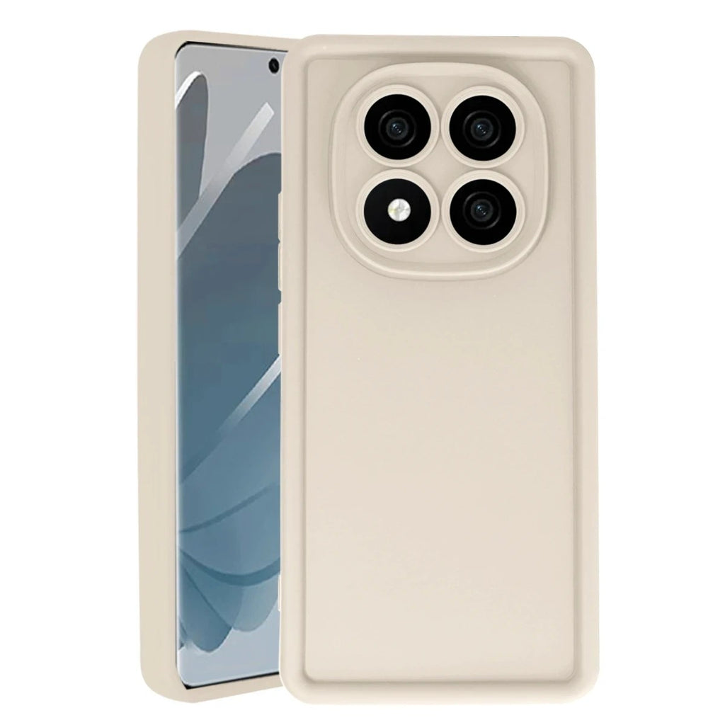 Mey İthalat® Redmi Note 14 Pro 5G Kılıf Viera Silikon - Krem