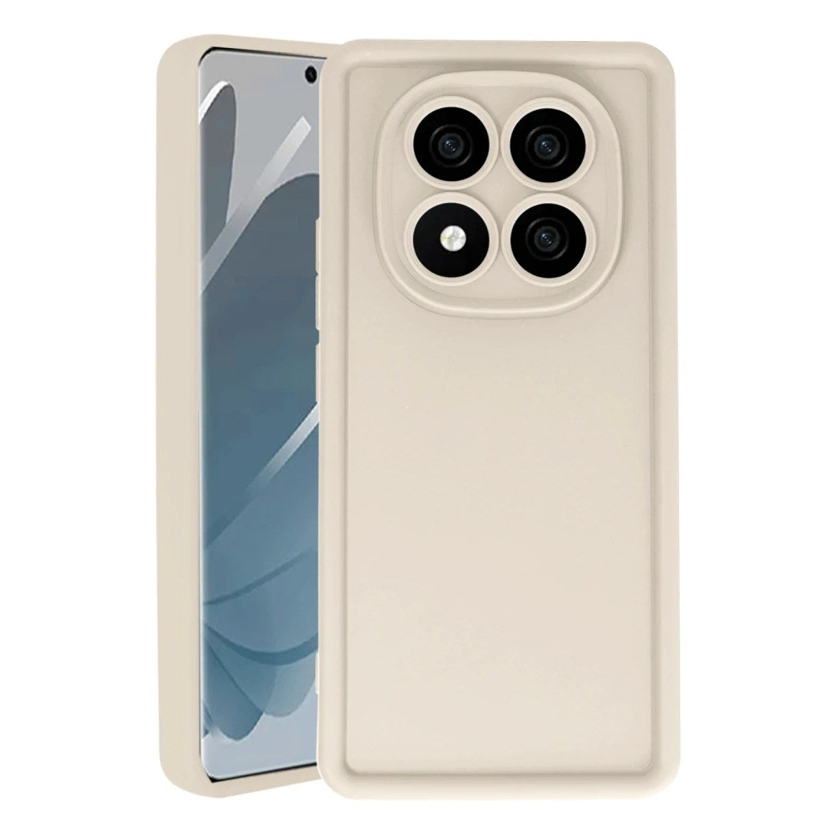 Mey İthalat® Redmi Note 14 Pro 5G Kılıf Viera Silikon - Krem