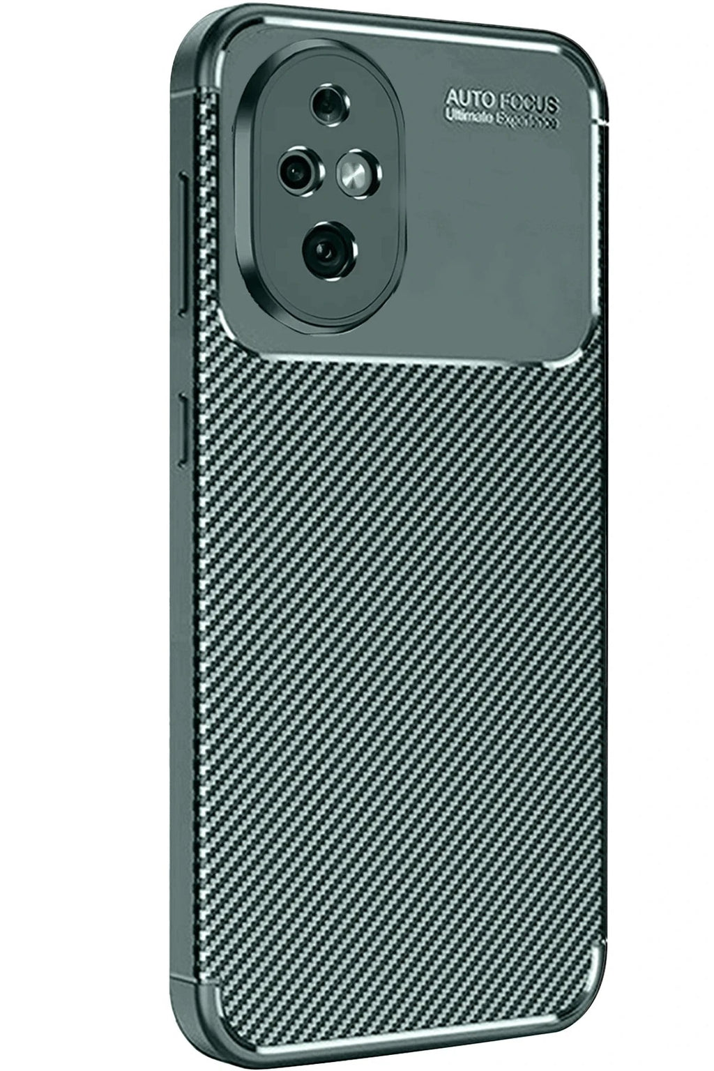 Mey İthalat® Honor 200 Kılıf Auto Focus Karbon Kapak - Koyu Yeşil