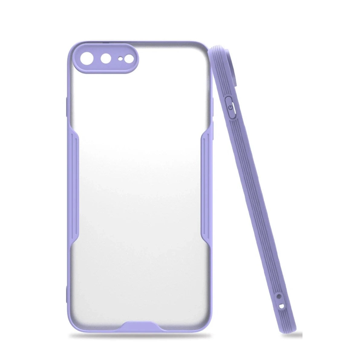 Mey İthalat® iPhone 7 Plus Kılıf Platin Silikon - Lila