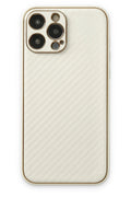 Mey İthalat® iPhone 13 Pro Kılıf Coco Karbon Silikon - Beyaz