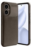Mey İthalat® Honor 400 Kılıf Auto Focus Karbon Kapak - Kahverengi
