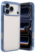 Mey İthalat® iPhone 17 Pro Max Lensli Silikon - Açık Mavi