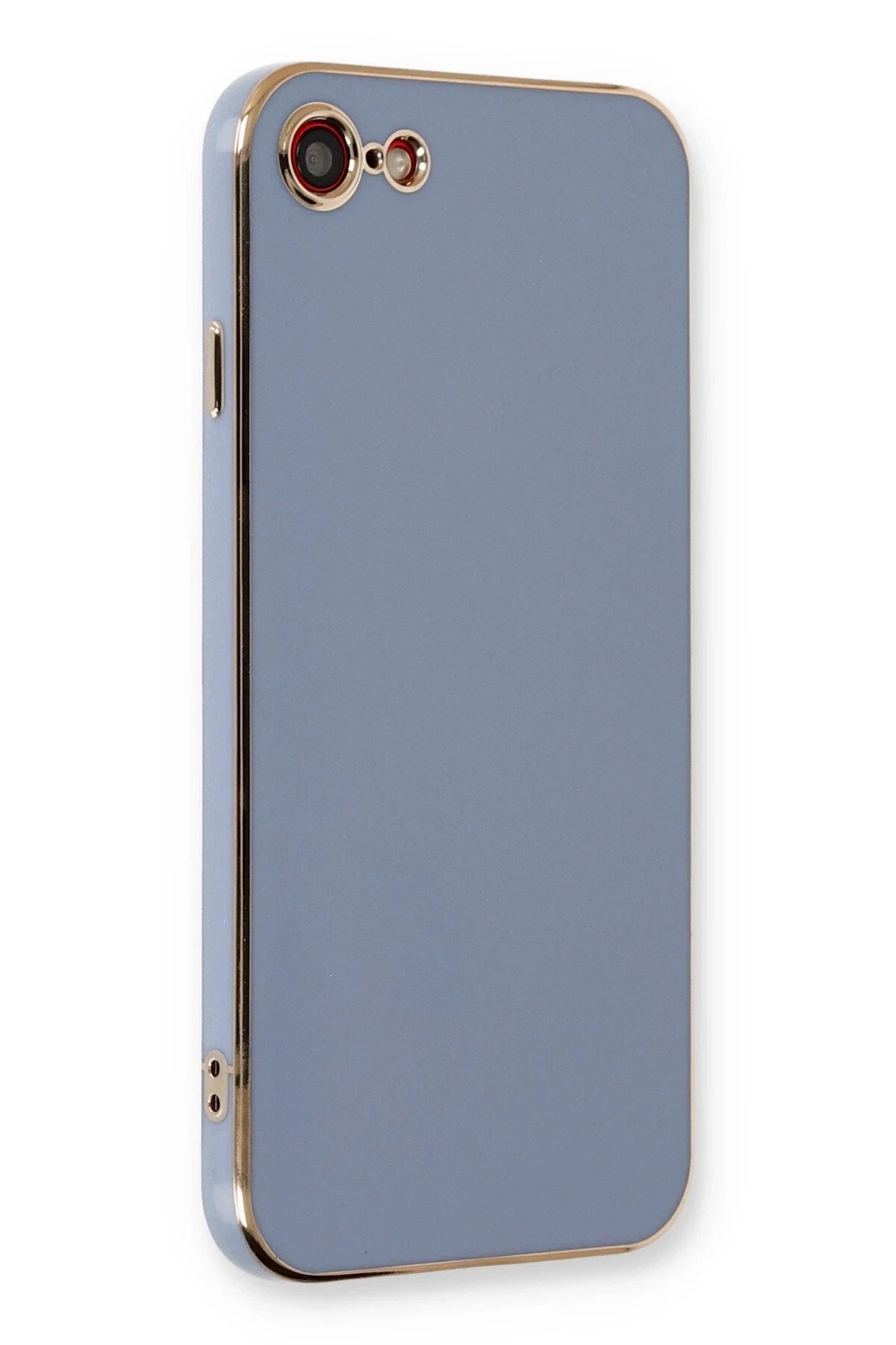Mey İthalat® iPhone 7 Kılıf Volet Silikon - Mavi