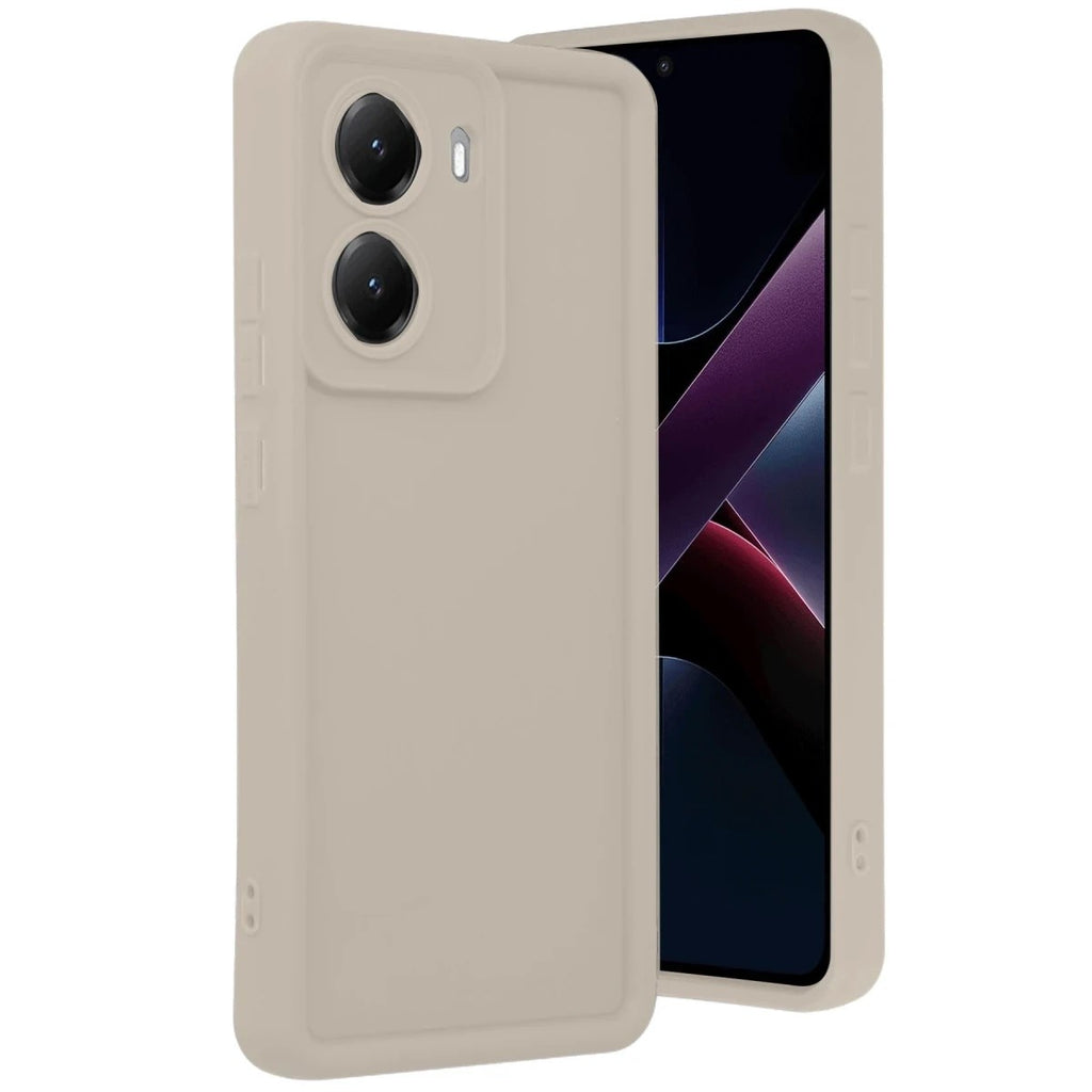 Mey İthalat® Poco X7 Pro Viera Silikon - Krem