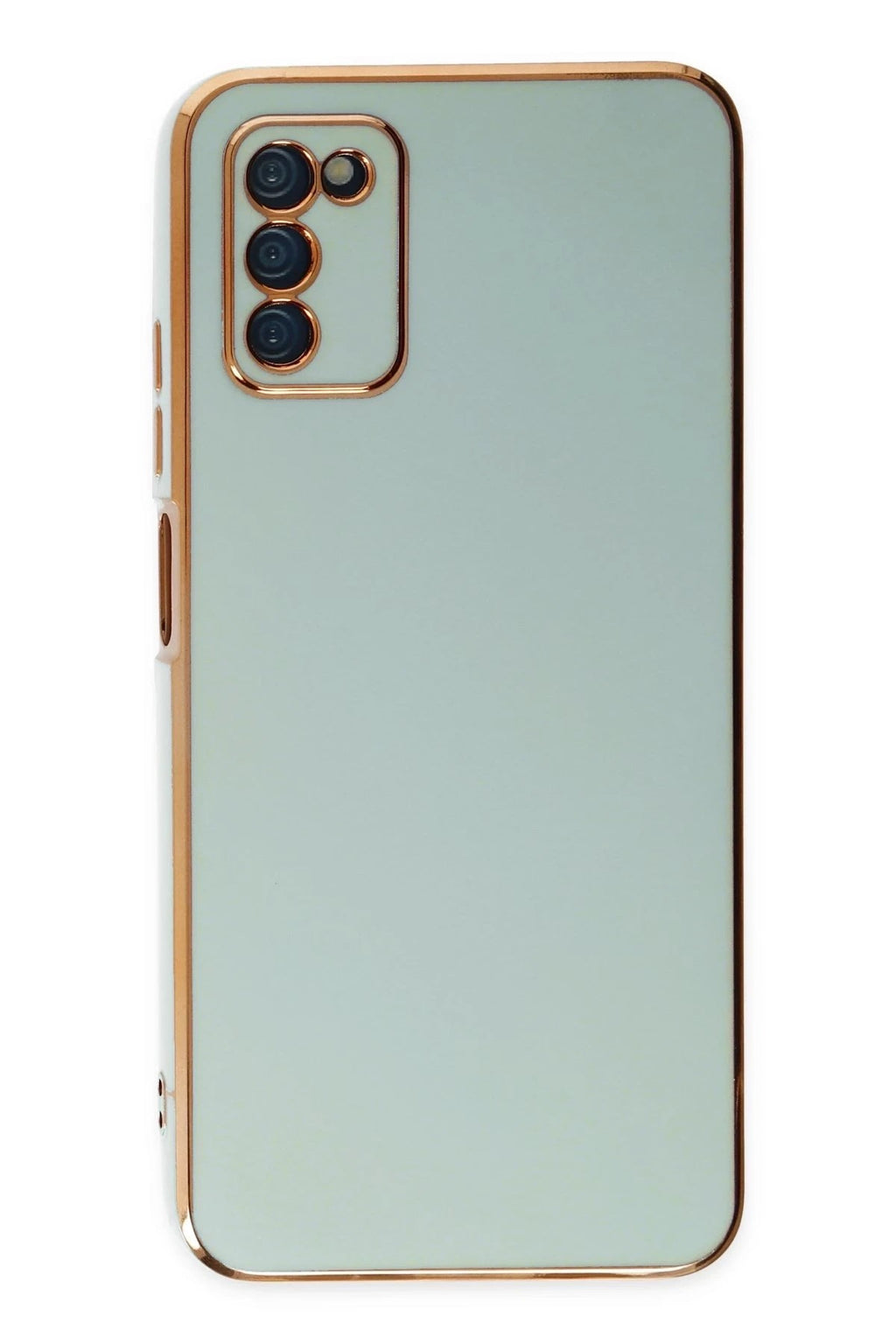 Mey İthalat® Samsung Galaxy A03S Kılıf Volet Silikon - Açık Yeşil