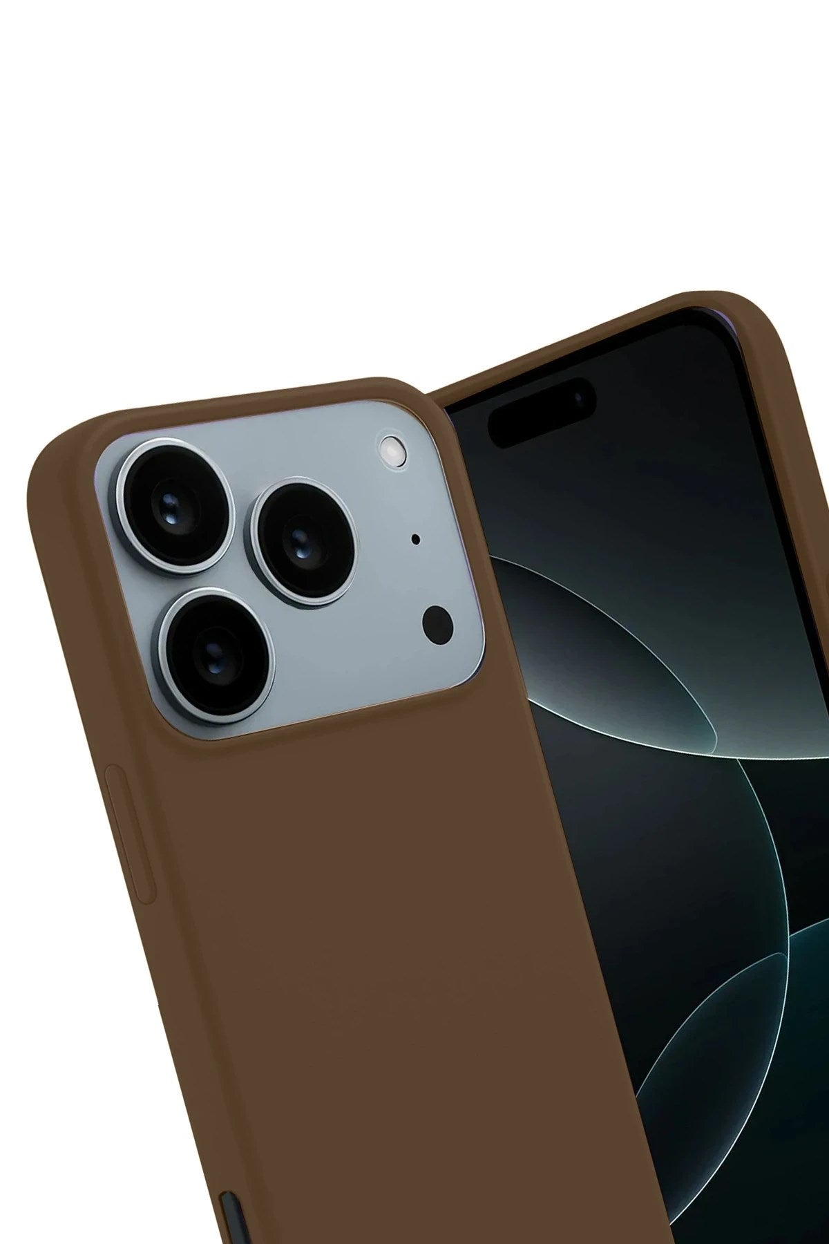 Mey İthalat® iPhone 17 Pro Max First Silikon - Kahverengi