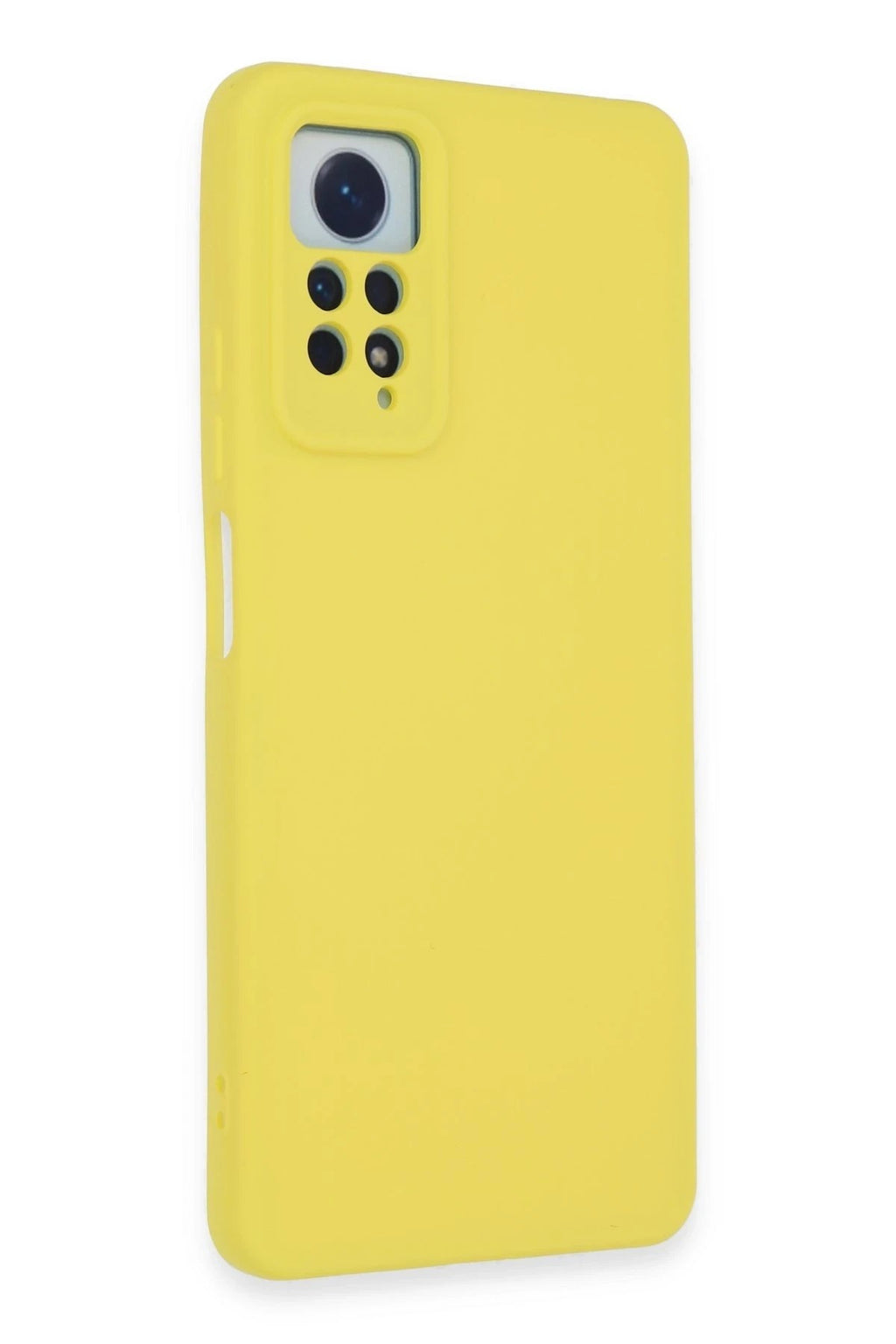 Mey İthalat® Redmi Note 12 Pro 4G Kılıf Nano içi Kadife Silikon - Sarı