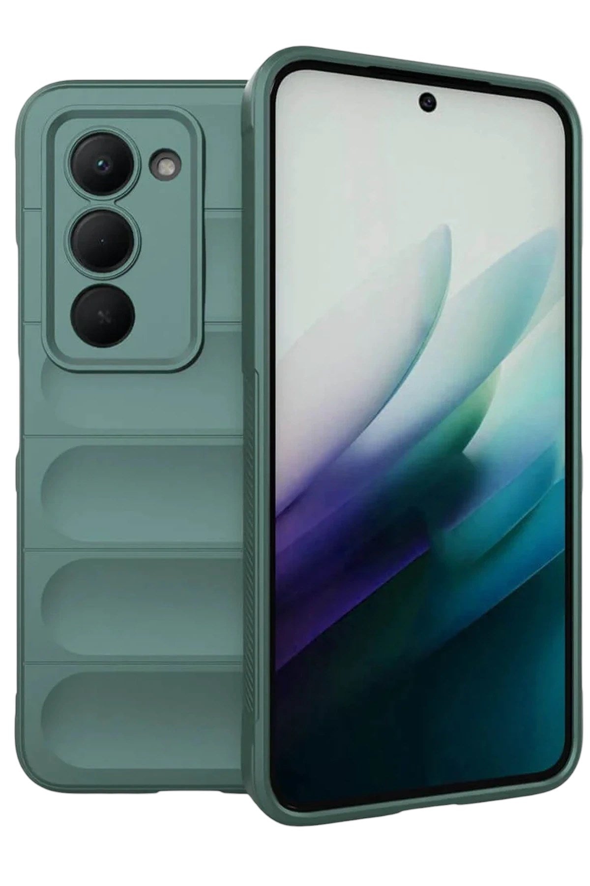 Mey İthalat® Redmi 15 4G Optimum Silikon - Koyu Yeşil
