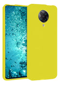 Mey İthalat® Redmi K30 Pro Kılıf Nano içi Kadife Silikon - Sarı