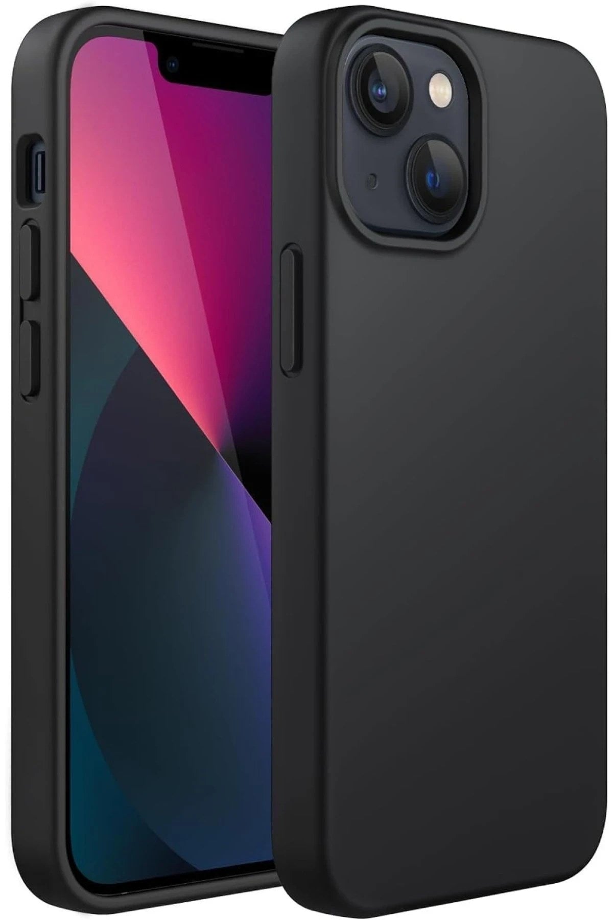 Mey İthalat® iPhone 14 Plus Kılıf First Silikon - Siyah