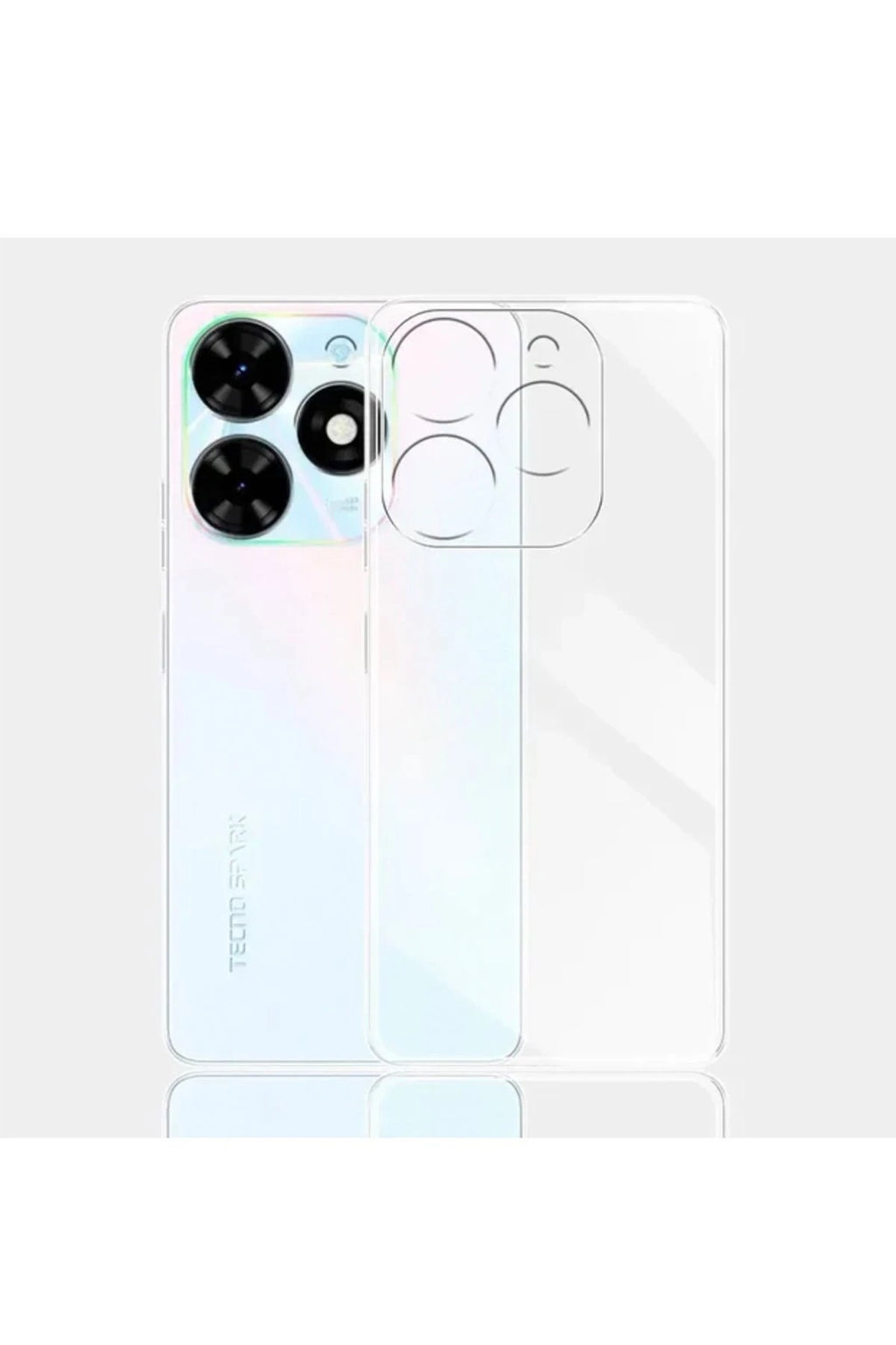 Mey İthalat® Tecno Spark Go 2024 Kılıf Lüx Şeffaf Silikon