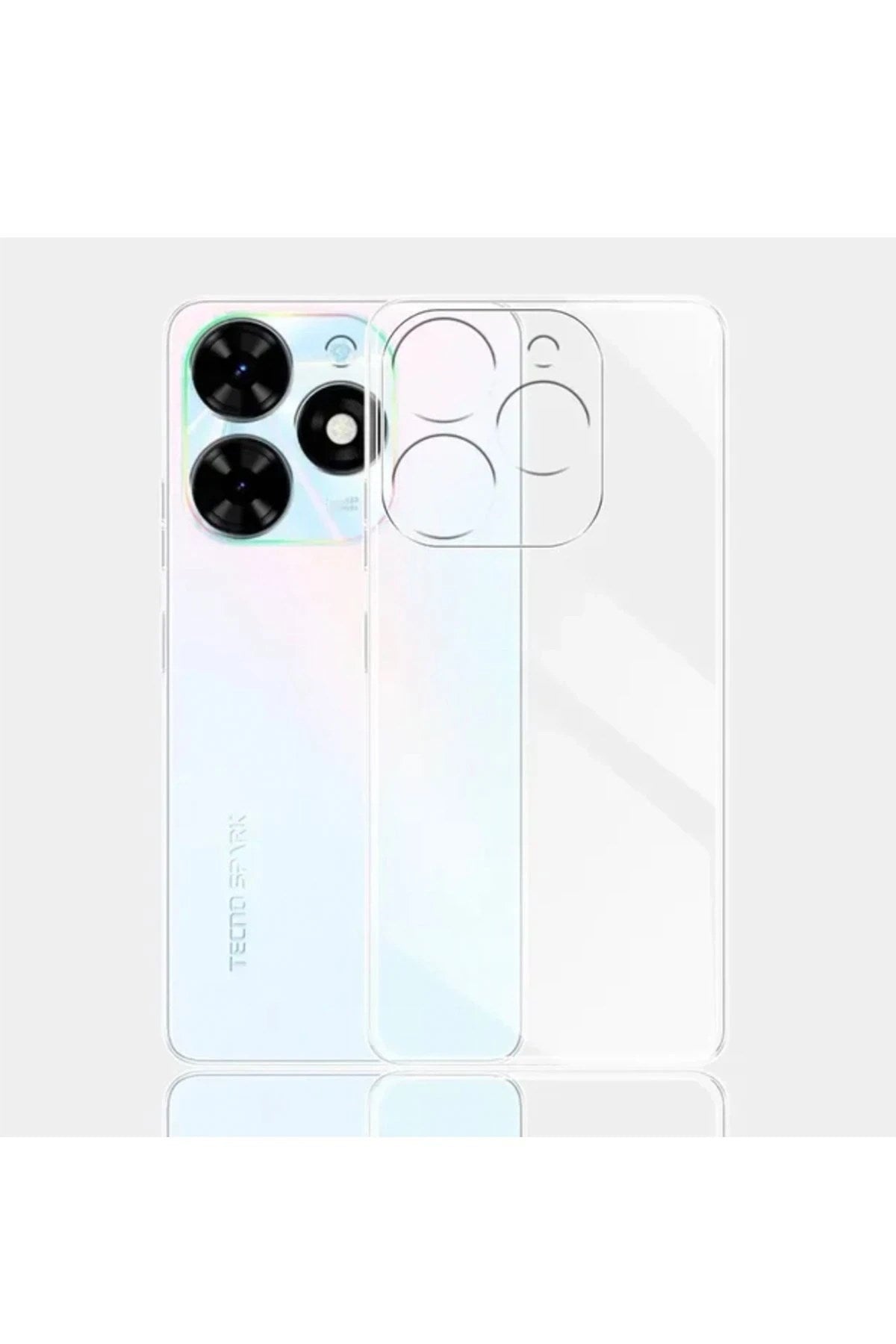 Mey İthalat® Tecno Spark Go 2024 Kılıf Lüx Şeffaf Silikon