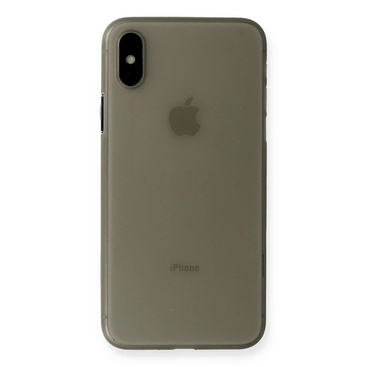 Mey İthalat® iPhone XS Max Kılıf PP Ultra İnce Kapak - Gri