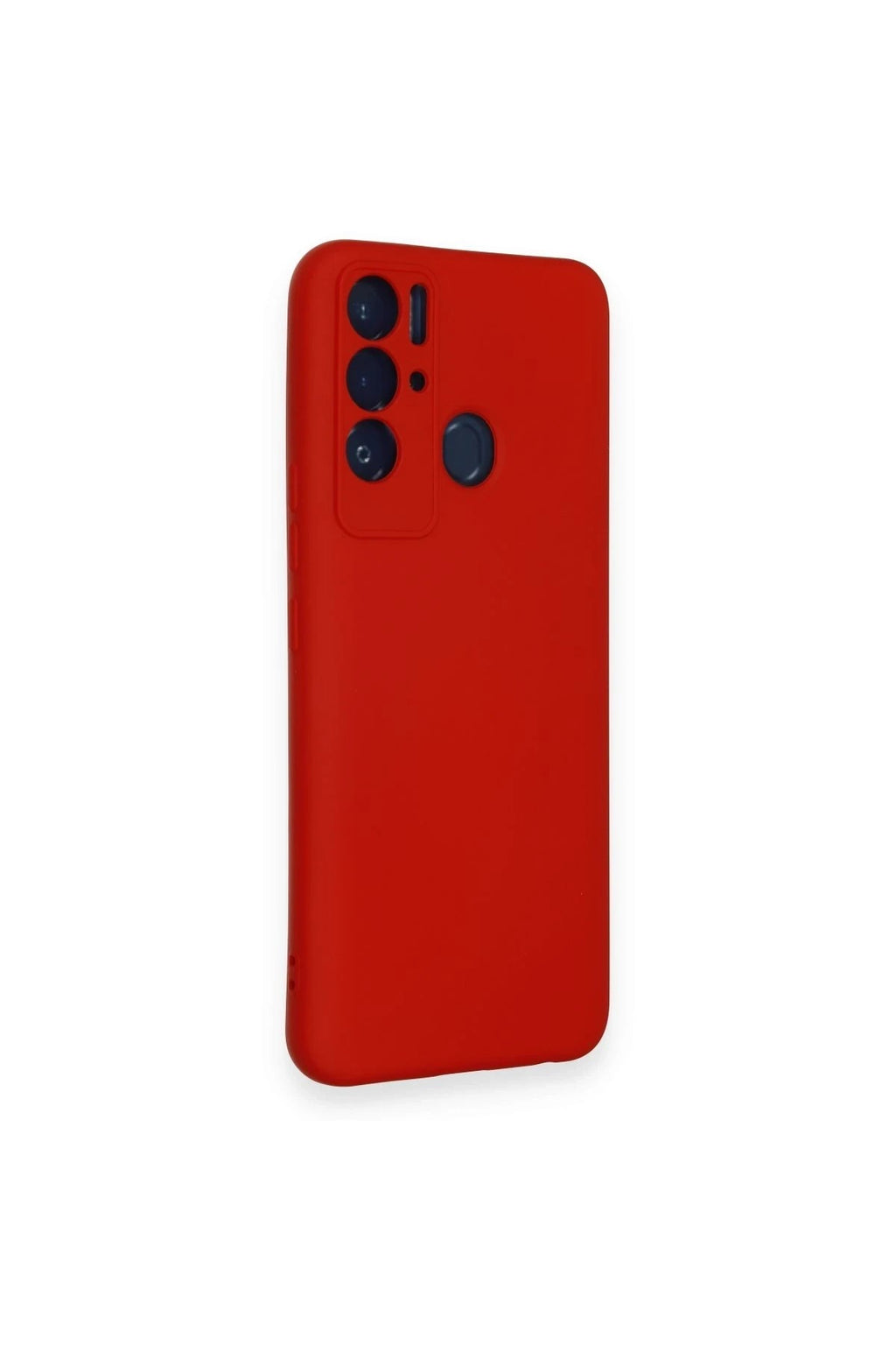 Mey İthalat® Tecno Pova Neo Kılıf Nano içi Kadife Silikon - Kırmızı