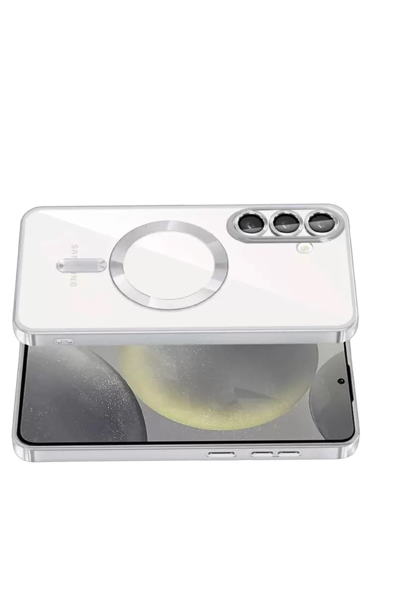 Mey İthalat® Samsung Galaxy A57 5G Kross Magneticsafe Kapak - Gümüş