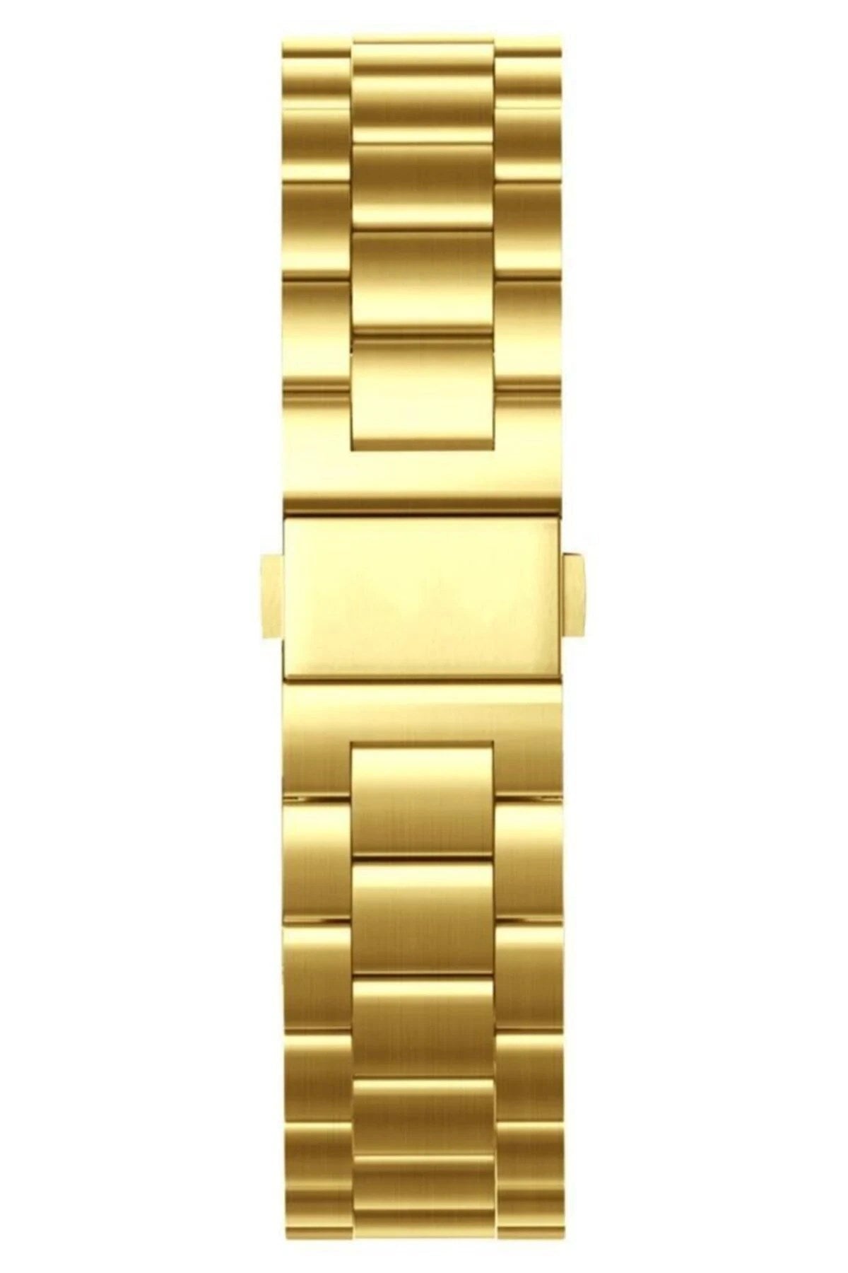 Mey İthalat® Watch 42mm Metal Baklalı Kordon - Gold