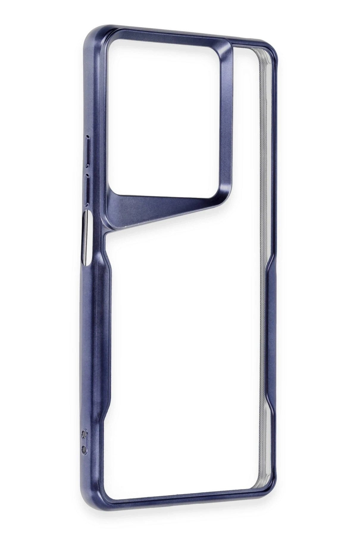 Mey İthalat® Redmi Note 13 Pro 4G Kılıf Boyi Silikon Kapak - Lacivert