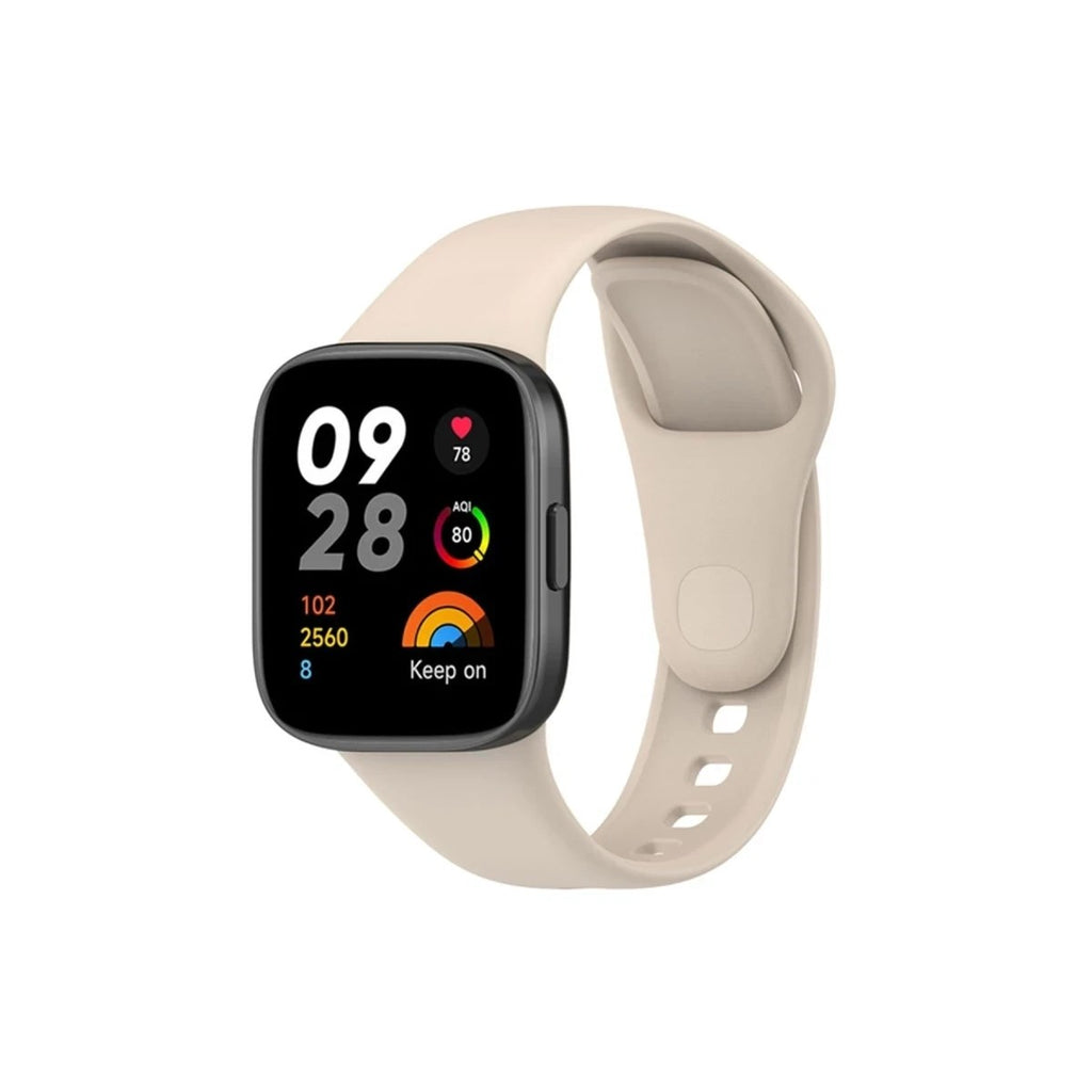 Mey İthalat® Redmi Watch 3 Klasik Kordon - Bej