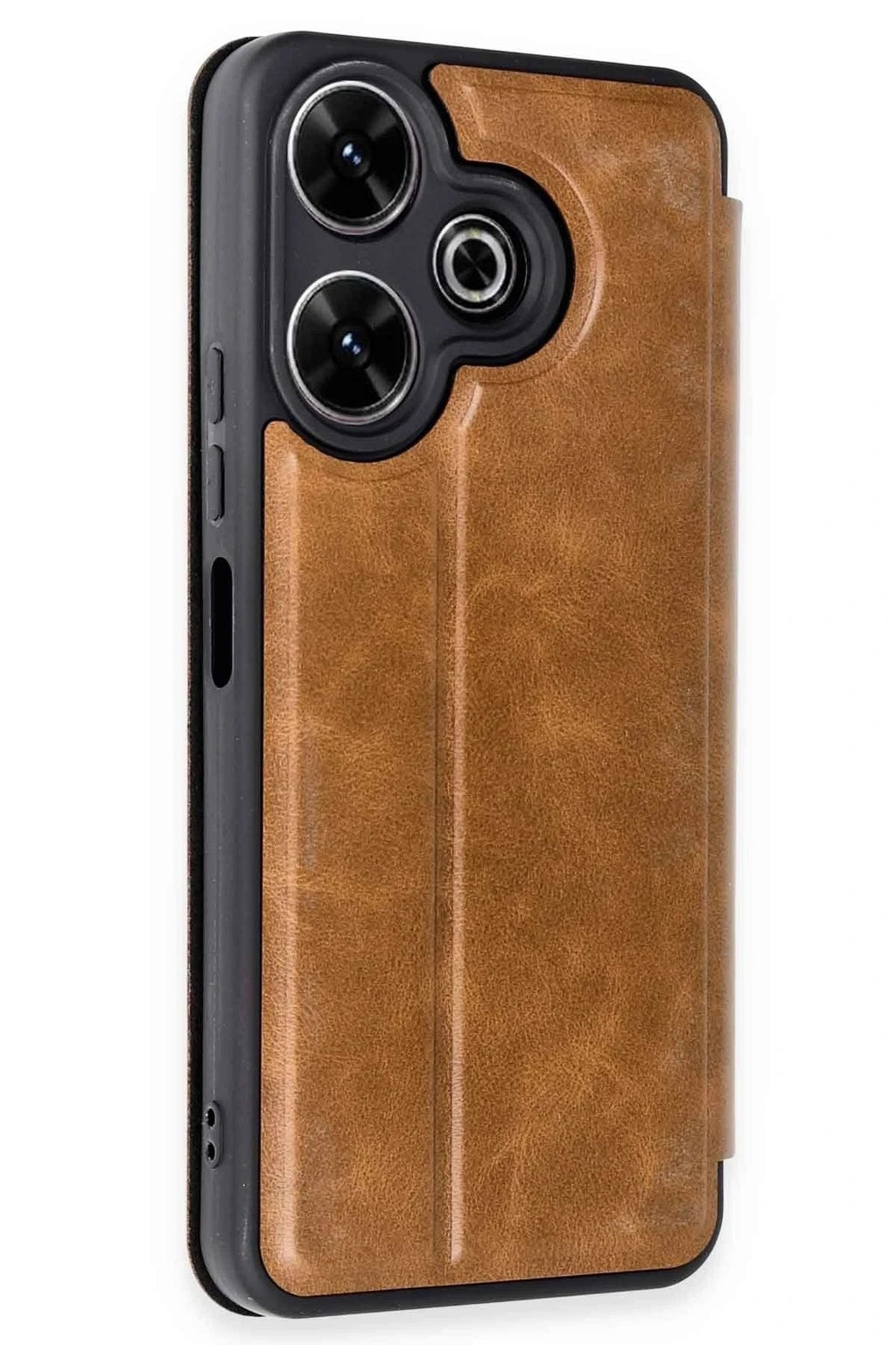 Mey İthalat® Redmi 13 4G Kılıf Flip Cover - Taba