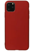 Mey İthalat® iPhone 11 Pro Max Kılıf First Silikon - Bordo
