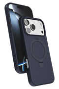 Mey İthalat® iPhone 17 Pro Max Regal Magsafe Standlı Kapak - Lacivert